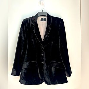 *SALE* KATHERINE HOOKER LONDON VELVET SILK BLAZER